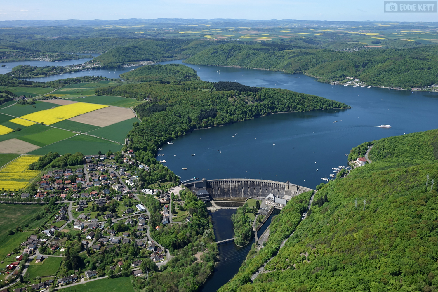 Edersee von oben